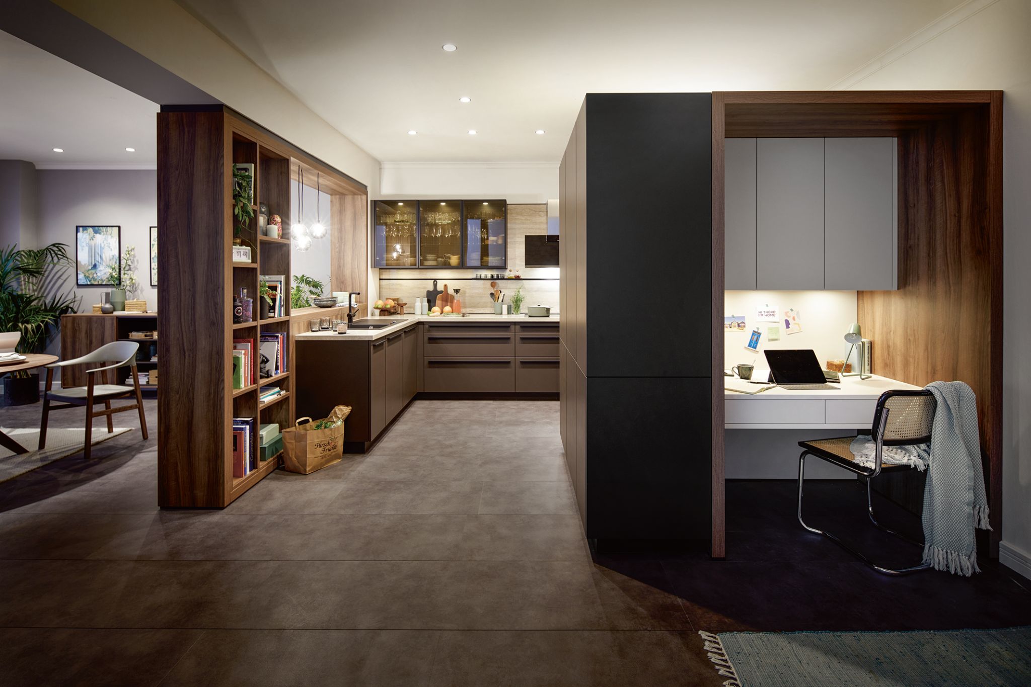 Arosa by Schuller - Kitchen Overview with Working Station