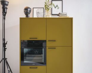 Cupboard with oven