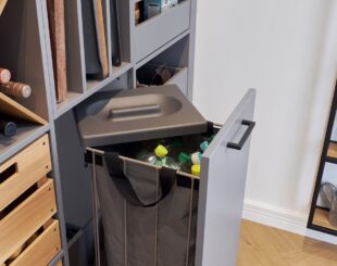 Bin drawer detail