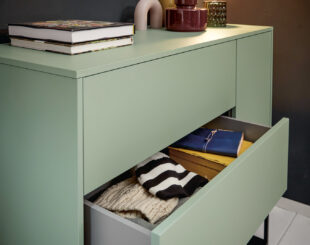 Shuller - Avola Sage Green - Chest of Drawers Detail