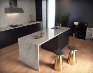 Traditional Ivory Granite Worktop with Elegant Cream Finishes