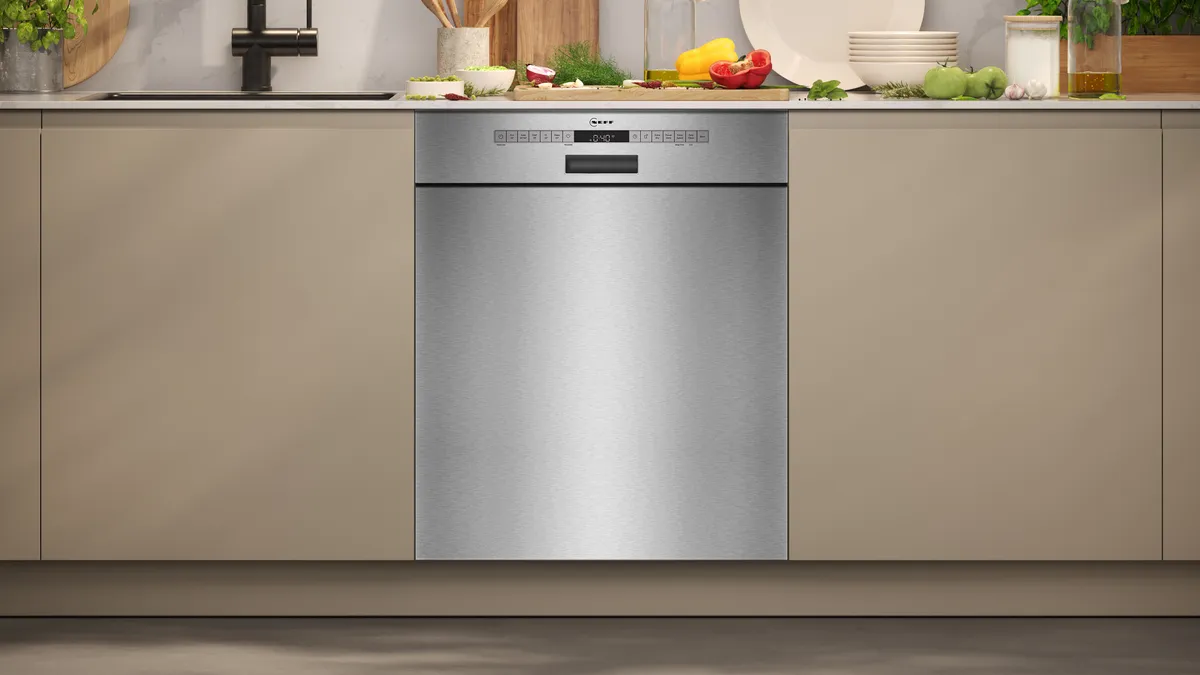 Front View of Semi Integrated Dishwasher